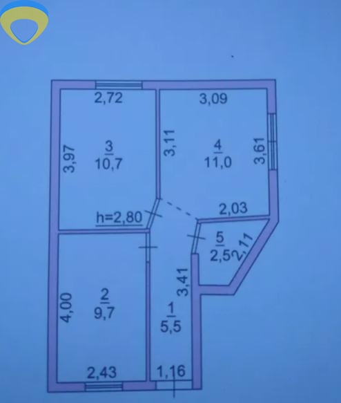 продажа двухкомнатной квартиры номер A-173702 в Малиновском районе, фото номер 4